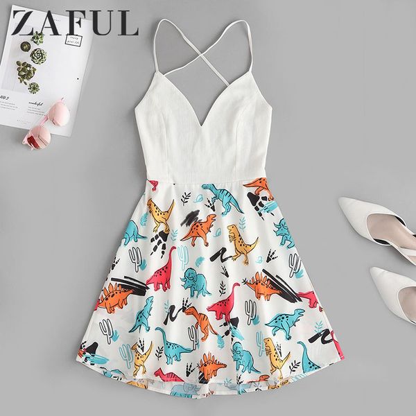 zaful dinosaur print women spaghetti strap dress summer pin up vestidos rockabilly vintage party dress casual sling dresses, White
zaful dinosaur print women spaghetti strap dress summer pin up vestidos rockabilly vintage party dress casual sling dresses, White