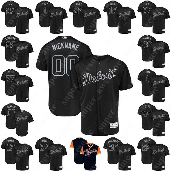 Tigers Nickname 2019 Players Weekend Jersey Miguel Cabrera Brandon Dixon Niko Goodrum Matthew Boyd Jake Rogers Daniel Norris JaCoby Jones
Tigers Nickname 2019 Players Weekend Jersey Miguel Cabrera Brandon Dixon Niko Goodrum Matthew Boyd Jake Rogers Daniel Norris JaCoby Jones