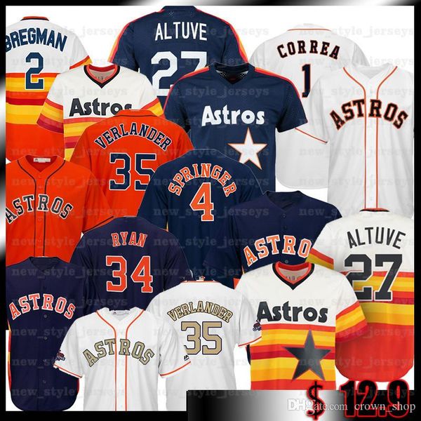 35 justin verlander 2 alex bregman 27 jose altuve 4 george springer 1 carlos correa 7 craig biggio baseball jerseys, Blue;black
35 justin verlander 2 alex bregman 27 jose altuve 4 george springer 1 carlos correa 7 craig biggio baseball jerseys, Blue;black