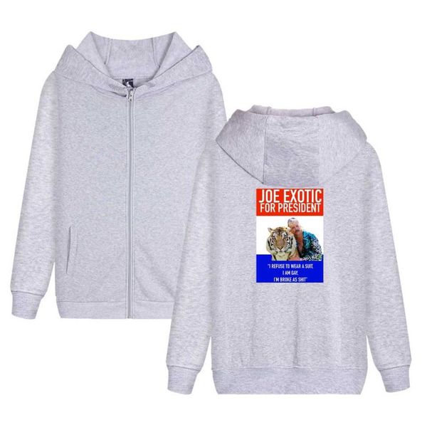joe exotic zipper hoodies men/women cap zip up sweatshirts hip hop hoodie popular tiger king streetwear, Black;brown
joe exotic zipper hoodies men/women cap zip up sweatshirts hip hop hoodie popular tiger king streetwear, Black;brown