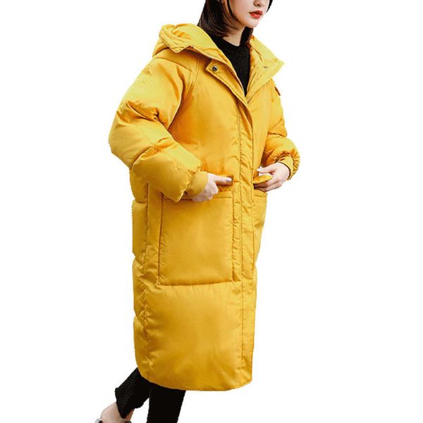 yellow long parka loose winter jacket women hoodies thicken parkas down cotton winter coat abrigo mujer warm jacket female c5755, Black
yellow long parka loose winter jacket women hoodies thicken parkas down cotton winter coat abrigo mujer warm jacket female c5755, Black
