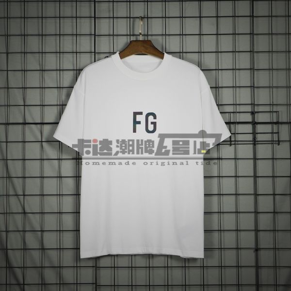 popular brand fog fear of god season 6 colorful fg short-sleeved hip-hop high street loose t-shirt men and women couple, White;black
popular brand fog fear of god season 6 colorful fg short-sleeved hip-hop high street loose t-shirt men and women couple, White;black