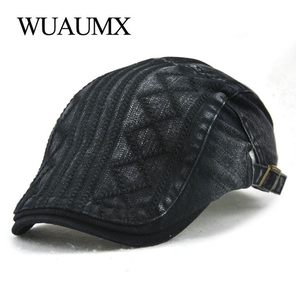 wuaumx summer beret hats men visor cap for women casual cotton solid peaked flat cap duckbill hat casquette de marque, Blue;gray
wuaumx summer beret hats men visor cap for women casual cotton solid peaked flat cap duckbill hat casquette de marque, Blue;gray