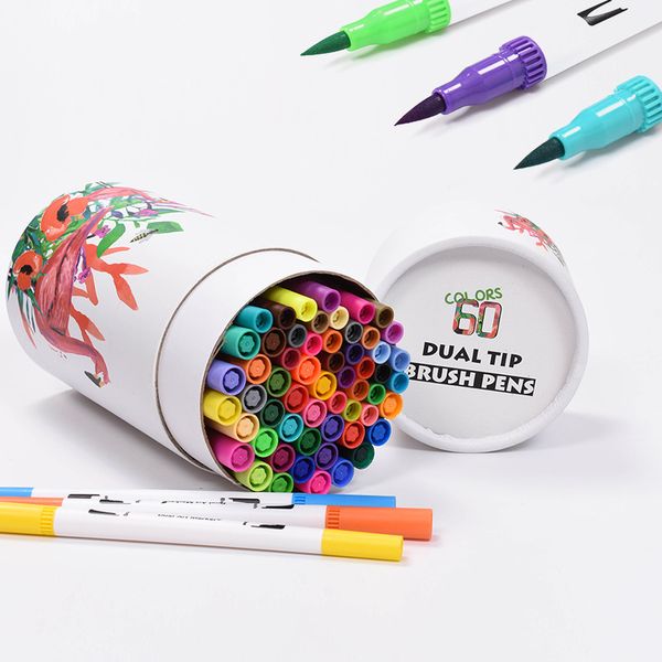 60 цветов художественные маркеры двойные советы для окраски fineliner цветные ручки водяной маркер для каллиграфии рисования эскизов окраски
60 цветов художественные маркеры двойные советы для окраски fineliner цветные ручки водяной маркер для каллиграфии рисования эскизов окраски