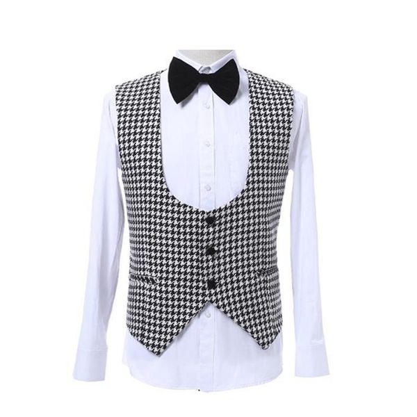 tailored houndstooth vest suit men wool for wedding slim fit prom groom tuxedo waistcoat u neck dress vest/gilet, Black;white
tailored houndstooth vest suit men wool for wedding slim fit prom groom tuxedo waistcoat u neck dress vest/gilet, Black;white