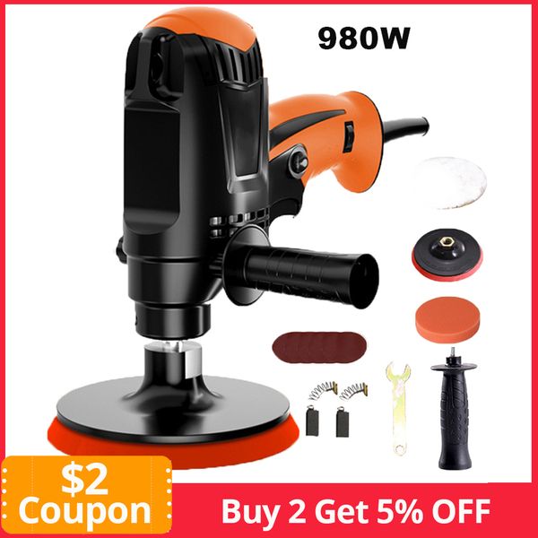 980w car polishing machine car polisher electric sander angle grinder six gears adjustable speed other tools grinding machine
980w car polishing machine car polisher electric sander angle grinder six gears adjustable speed other tools grinding machine