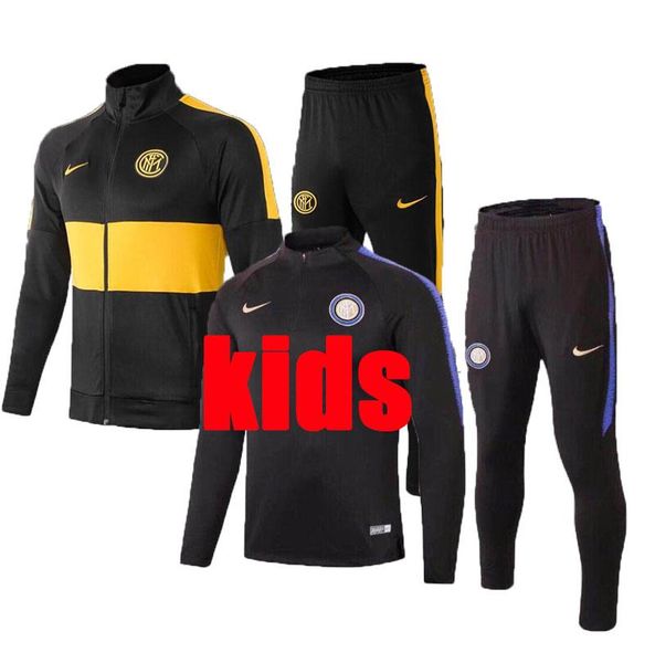 19 20 inter child jacket sportswear 2019 2020 icardi kids soccer tracksuits nainggolan rafinha lautaro boys zipper training suit, Black
19 20 inter child jacket sportswear 2019 2020 icardi kids soccer tracksuits nainggolan rafinha lautaro boys zipper training suit, Black