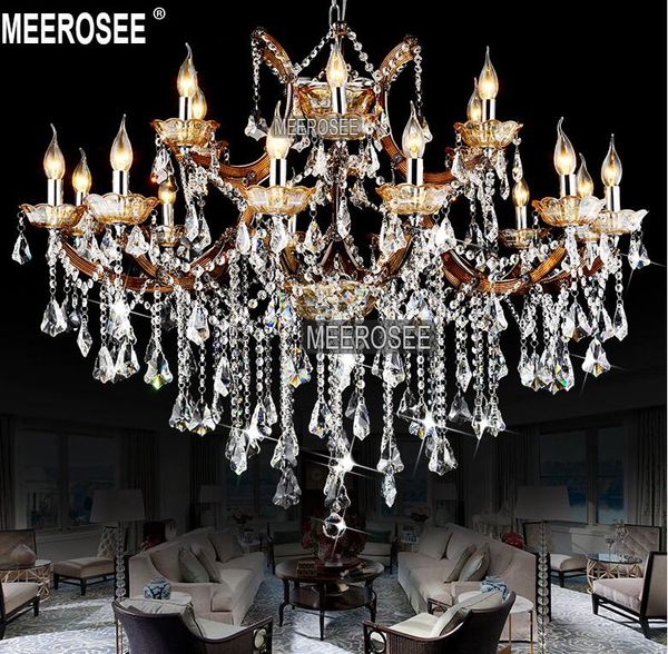 Classic Crystal Chandelier Lighting Large Modern Cristal Pendant Lustres Light Fixture Chandelier Fitting Crystal For L Project Md8662