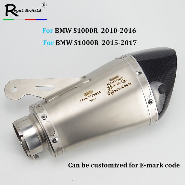 60mm мотоцикл глушителем с db убийца лазерной маркировки продеть для s1000r 2010-2016 s1000rr 2015-2017 с e-метки кода
60mm мотоцикл глушителем с db убийца лазерной маркировки продеть для s1000r 2010-2016 s1000rr 2015-2017 с e-метки кода