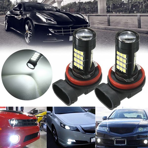 2pcs h8/h11led white fog light bulb 42 smd 6000k auto superlight headlight lamps drl daytime
2pcs h8/h11led white fog light bulb 42 smd 6000k auto superlight headlight lamps drl daytime