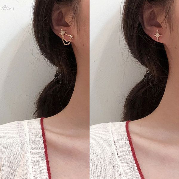 aomu korea design asymmetry crystal rhinestones earring for women snowflake star stud earring fashion shiny ear jewelry, Golden;silver
aomu korea design asymmetry crystal rhinestones earring for women snowflake star stud earring fashion shiny ear jewelry, Golden;silver