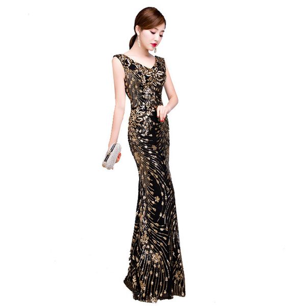 black embroidery mermaid chinese sequins oriental party female cheongsam stage show qipao elegant celebrity banquet dresses, Red
black embroidery mermaid chinese sequins oriental party female cheongsam stage show qipao elegant celebrity banquet dresses, Red