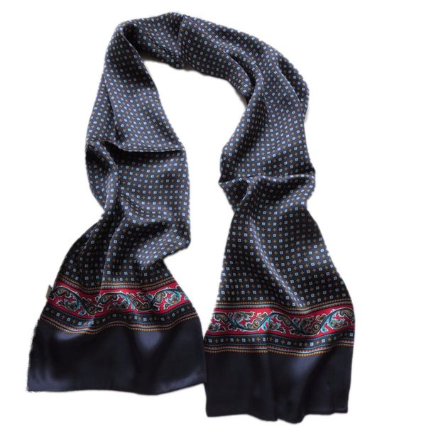 men 100% real silkworm silk scarf male elegant double layer floral neckerchief black red blue, Blue;gray
men 100% real silkworm silk scarf male elegant double layer floral neckerchief black red blue, Blue;gray