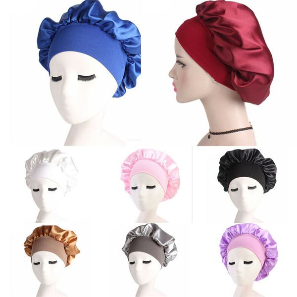adjust women satin bonnet cap night sleep hair head cover wide band elastic hat chemotherapy postpartum maternity cap
adjust women satin bonnet cap night sleep hair head cover wide band elastic hat chemotherapy postpartum maternity cap