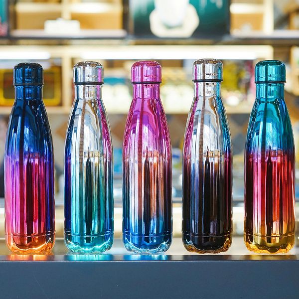 water bottles electroplated colorful coke bottle mug outdoor trend sports uv ionization 304 stainless steel 500ml large capacity
water bottles electroplated colorful coke bottle mug outdoor trend sports uv ionization 304 stainless steel 500ml large capacity