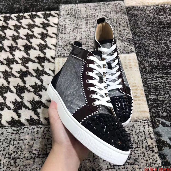 hot стиль популярные шипы блеск кожа кроссовки flat luxury red bottom shoes роскошная red подошва повседневная обувь - свадебные платья парт
hot стиль популярные шипы блеск кожа кроссовки flat luxury red bottom shoes роскошная red подошва повседневная обувь - свадебные платья парт
