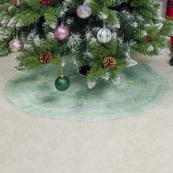 new year party craft christmas tree skirt durable lightweight lace cloth festival atmosphere elegant holiday home decoration
new year party craft christmas tree skirt durable lightweight lace cloth festival atmosphere elegant holiday home decoration