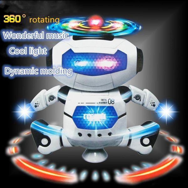 electric toys dance rotating robot with led lights music explosion intelligence toy with battery powered direct china wholesales
electric toys dance rotating robot with led lights music explosion intelligence toy with battery powered direct china wholesales