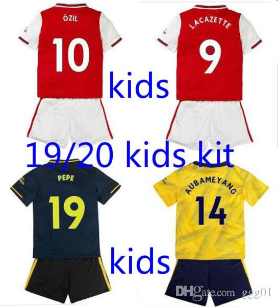 kids kit 19 20 arsen soccer jersey 2019 pepe nicolas ceballos henry guendouzi sokratis maitland-niles children set uniform, Black;yellow
kids kit 19 20 arsen soccer jersey 2019 pepe nicolas ceballos henry guendouzi sokratis maitland-niles children set uniform, Black;yellow