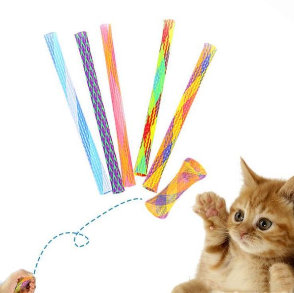 retractable cat teaser funny cat stick cat toy cats teaser wand kitten colorful spring tubes pet action interactive toys fidget toys 
retractable cat teaser funny cat stick cat toy cats teaser wand kitten colorful spring tubes pet action interactive toys fidget toys