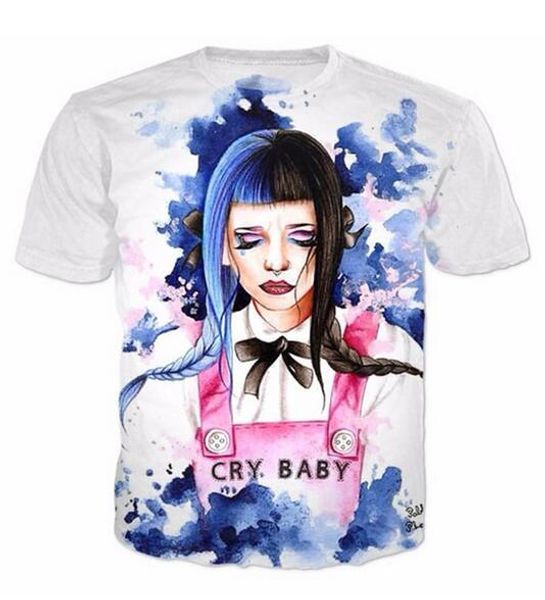 new fashion mens/womans melanie martinez crybaby t-shirt summer style funny 3d print casual t shirt plus size aa0136, White;black
new fashion mens/womans melanie martinez crybaby t-shirt summer style funny 3d print casual t shirt plus size aa0136, White;black