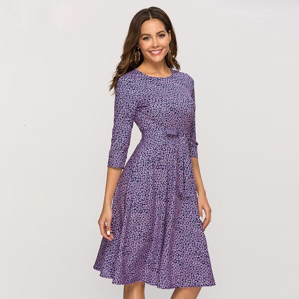 womens clothing summer dresses casual purple floral printed women dress classic o neck short dress for female elegant summer vestidos, Black;gray 
womens clothing summer dresses casual purple floral printed women dress classic o neck short dress for female elegant summer vestidos, Black;gray