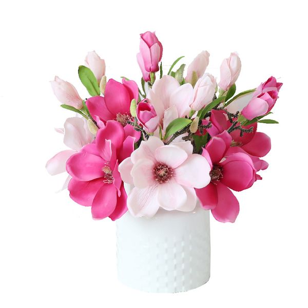 simulated flower decoration living room silk flower short branches clear water decoration single home magnolia wedding ceremony
simulated flower decoration living room silk flower short branches clear water decoration single home magnolia wedding ceremony