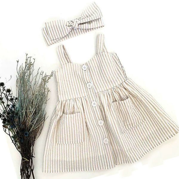 summer baby girls cute dress toddler kids stripe pockets strap dress+headdress girl fashion clothing for 1-4years dropshipping, Red;yellow
summer baby girls cute dress toddler kids stripe pockets strap dress+headdress girl fashion clothing for 1-4years dropshipping, Red;yellow