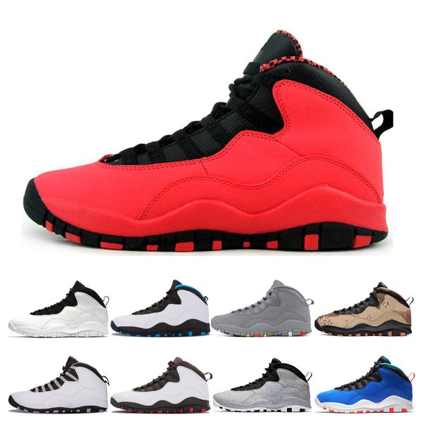 Top 10 Men Basketball Shoes 10S GS Fusion Red black white Cement Chicago Cool Grey Dark Smoke Grey I'm Back Designer Sports Sneakers 
Top 10 Men Basketball Shoes 10S GS Fusion Red black white Cement Chicago Cool Grey Dark Smoke Grey I'm Back Designer Sports Sneakers