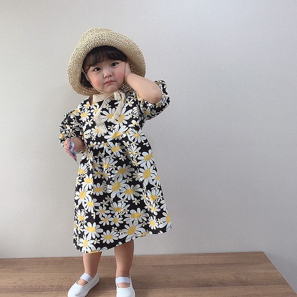 owligbaby 2020 spring girls dress cotton flowers children clothes dress wholesale, Red;yellow
owligbaby 2020 spring girls dress cotton flowers children clothes dress wholesale, Red;yellow