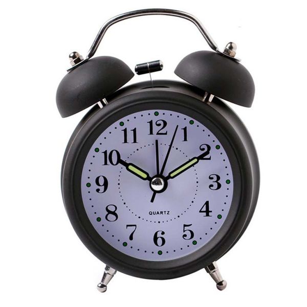 3 inch high-grade metal bell quartz alarm clock super silent needle with night light single-sided simple modern
3 inch high-grade metal bell quartz alarm clock super silent needle with night light single-sided simple modern
