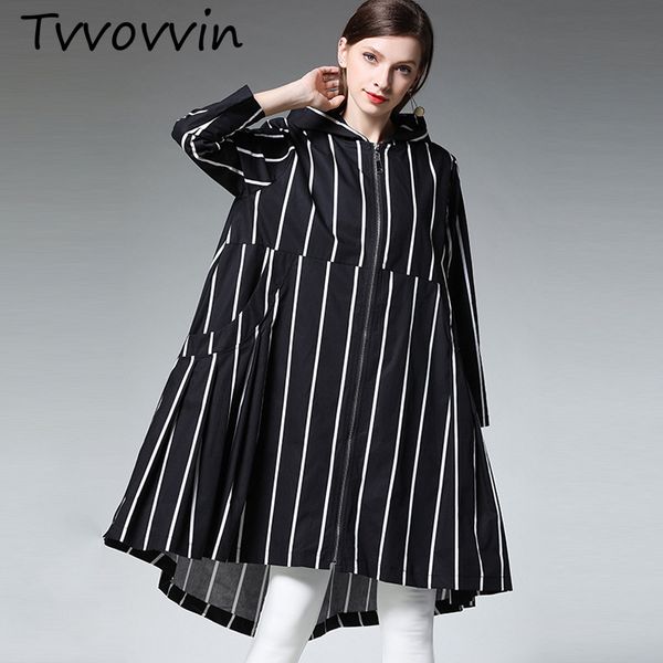 tvvovvin women trench new hooded collar long sleeve loose fit striped spliced windbreaker fashion tide autumn winter 2019 c691, Tan;black
tvvovvin women trench new hooded collar long sleeve loose fit striped spliced windbreaker fashion tide autumn winter 2019 c691, Tan;black