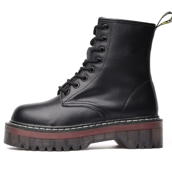 genuine leather ankle boots for women platform boots for punk motorcycle winter shoes women botines mujer, Black
genuine leather ankle boots for women platform boots for punk motorcycle winter shoes women botines mujer, Black