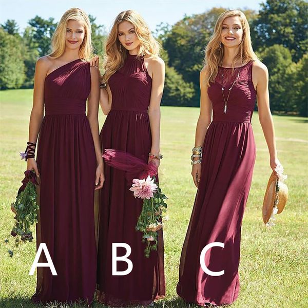 long bridesmaid dresses elegant custom made ruffles design floor length chiffon maid of honor dress bd9019, White;pink
long bridesmaid dresses elegant custom made ruffles design floor length chiffon maid of honor dress bd9019, White;pink