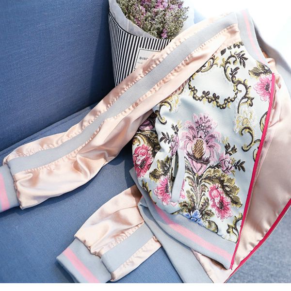 floral embroidered baseball coat pilot hook flowers bomber jacket spring autumn zipper cardigan long sleeve outwear loose, Black;brown
floral embroidered baseball coat pilot hook flowers bomber jacket spring autumn zipper cardigan long sleeve outwear loose, Black;brown