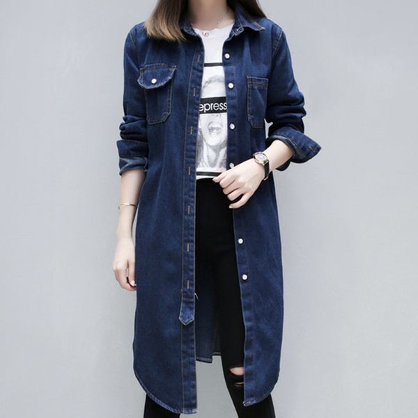 denim jackets plus size women style long section vintage jean jacket denim loose new 2019 autumn winter casual coat s-xxxl, Black;brown
denim jackets plus size women style long section vintage jean jacket denim loose new 2019 autumn winter casual coat s-xxxl, Black;brown