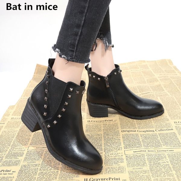 women pumps derss ankle boots shoes women platform casual round toe zip mid heels winter warm snow boots woman botas t703, Black
women pumps derss ankle boots shoes women platform casual round toe zip mid heels winter warm snow boots woman botas t703, Black