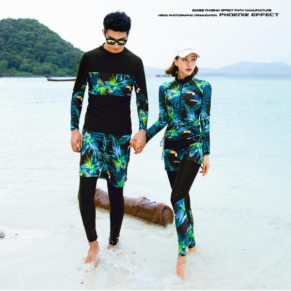 2019 korean matching couple swim suit men/women rashguard diving surf wear for lovers long sleeve uv rash guard set plus size
2019 korean matching couple swim suit men/women rashguard diving surf wear for lovers long sleeve uv rash guard set plus size