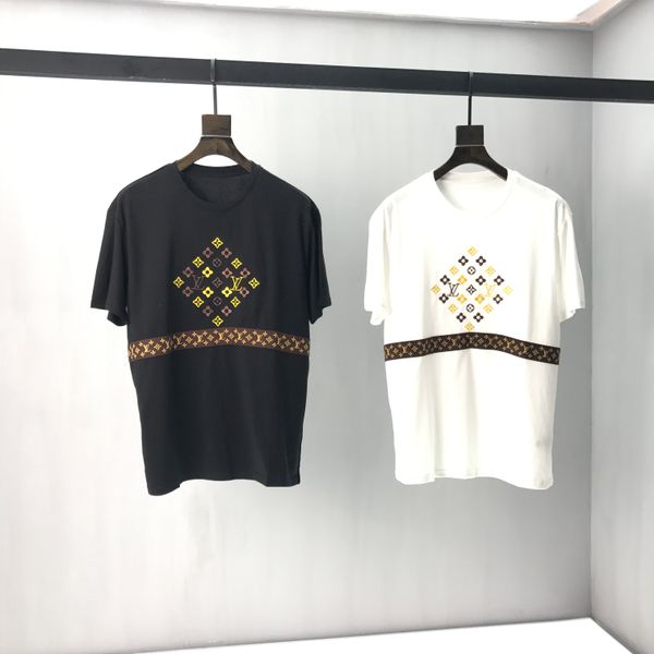 Early spring 2020 new color block letter logo Short Sleeve Tee double strand fine cotton fabric black and white K7 Luxury Designer
Early spring 2020 new color block letter logo Short Sleeve Tee double strand fine cotton fabric black and white K7 Luxury Designer