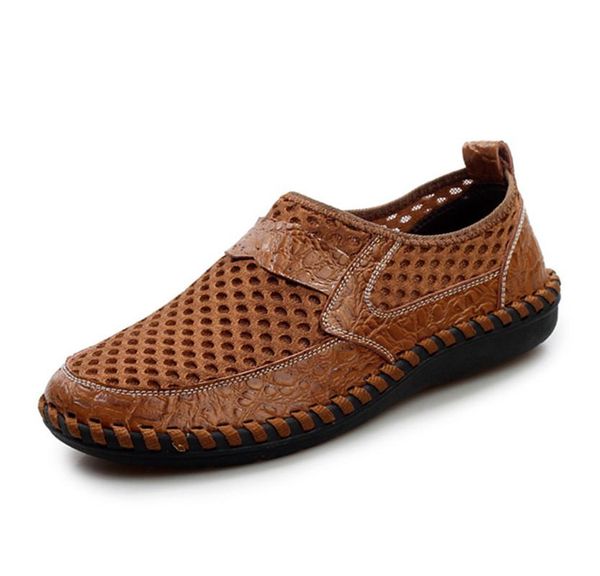 nice summer men net shoes genuine leather summer casual men sandals loafers shoes lazy style breathable large size 38-58, Black
nice summer men net shoes genuine leather summer casual men sandals loafers shoes lazy style breathable large size 38-58, Black