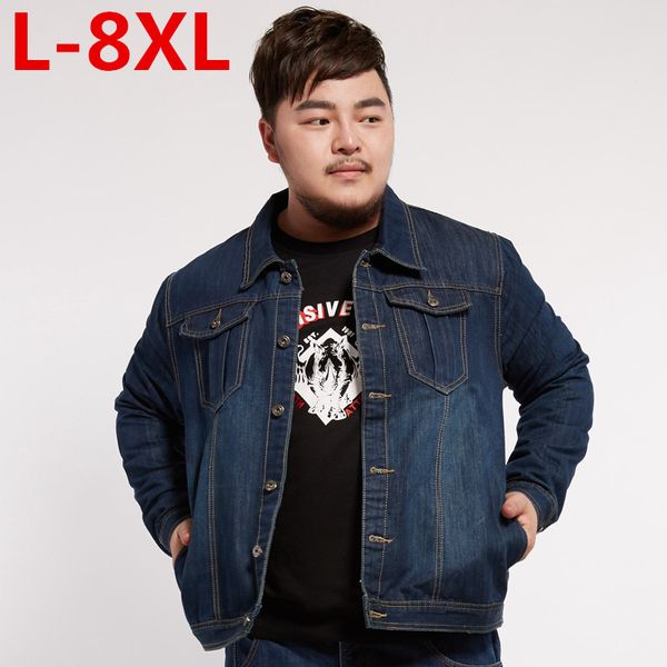 plus 8xl 7xl 6xl 5xl 4xl 3xl spring of new yards men blue coat men's denim male increased size jacket chaqueta hombre, Black;brown
plus 8xl 7xl 6xl 5xl 4xl 3xl spring of new yards men blue coat men's denim male increased size jacket chaqueta hombre, Black;brown