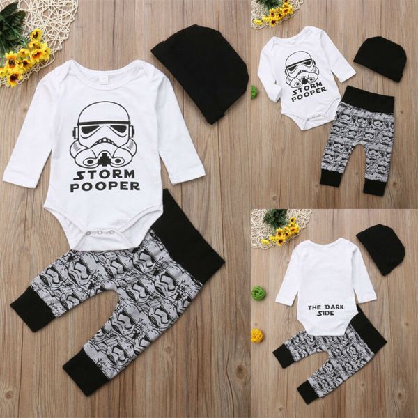 ladies i have arrived 3pcs newborn baby boy cotton romper pants leggings hat outfit clothing summer cotton, White
ladies i have arrived 3pcs newborn baby boy cotton romper pants leggings hat outfit clothing summer cotton, White
