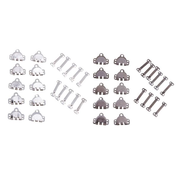 20 sets metal sewing hooks and eyes closure for trousers skirt dress crafts, Black
20 sets metal sewing hooks and eyes closure for trousers skirt dress crafts, Black