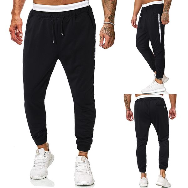 2019 new style autumn new style men's fashion webbing panel string belt casual pants big goods, Black
2019 new style autumn new style men's fashion webbing panel string belt casual pants big goods, Black