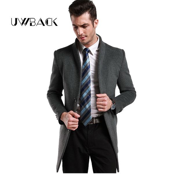 uwback 2017 new brand winter coat men long wool v-neck coat men plus size 2xl fitness homme invisible button oa007, Black
uwback 2017 new brand winter coat men long wool v-neck coat men plus size 2xl fitness homme invisible button oa007, Black