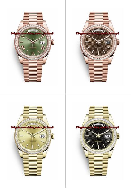 18 style watch 40mm day-date ii 228398 228349 228345 president 18k gold asia 2813 movement mechanical automatic mens watches, Slivery;brown 
18 style watch 40mm day-date ii 228398 228349 228345 president 18k gold asia 2813 movement mechanical automatic mens watches, Slivery;brown