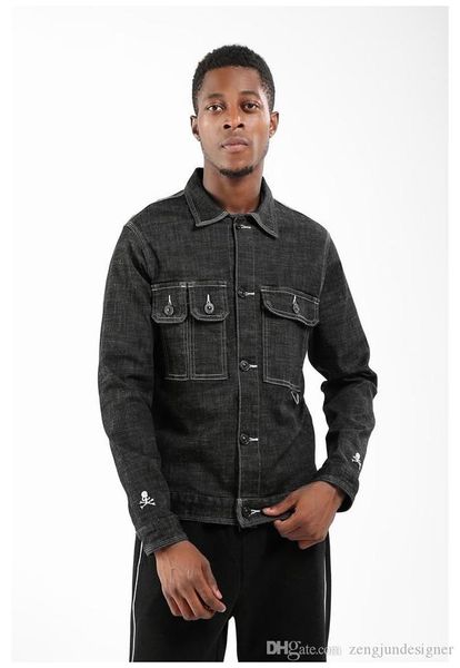 mens autumn designer jeans black jackets skull embroidery lapel neck long sleeve homme clothing fashion style hip hop casual apparel, Black;brown
mens autumn designer jeans black jackets skull embroidery lapel neck long sleeve homme clothing fashion style hip hop casual apparel, Black;brown