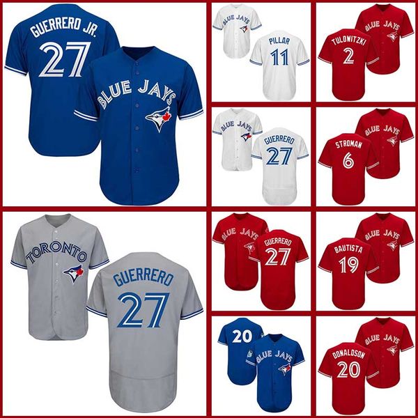 Mens 27 Vladimir Guerrero JR Toronto Blue Jersey Jays 20 Josh Donaldson 19 Bautista 6 Marcus Stroman 11 Kevin Pillar 2 Tulowitzki
Mens 27 Vladimir Guerrero JR Toronto Blue Jersey Jays 20 Josh Donaldson 19 Bautista 6 Marcus Stroman 11 Kevin Pillar 2 Tulowitzki