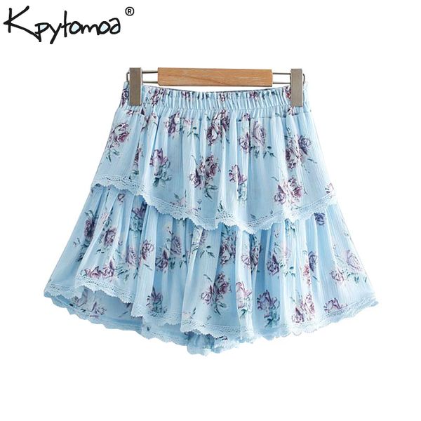 vintage stylish floral print ruffled mini skirt women 2019 fashion elastic waist lace patchwork beach skirts casual faldas mujer, Black
vintage stylish floral print ruffled mini skirt women 2019 fashion elastic waist lace patchwork beach skirts casual faldas mujer, Black
