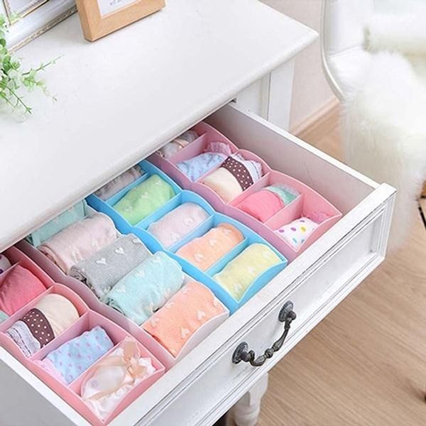 5 compartment socks underwear bra tie drawer storage box non-woven wardrobe drawer closet clothes organizer case
5 compartment socks underwear bra tie drawer storage box non-woven wardrobe drawer closet clothes organizer case